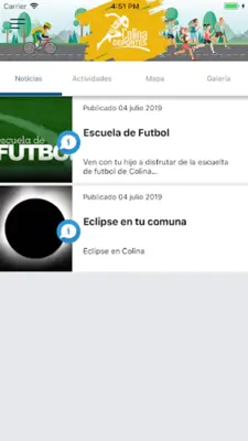 Colina Deportes android App screenshot 1